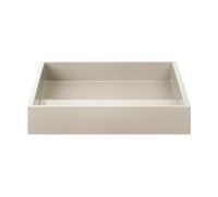 Mojoo Lux lacquered decorative tray 19x19x3,5 cm Latte