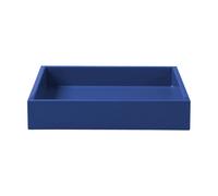 Mojoo Lux lacquered decorative tray 19x19x3,5 cm Ultramarine