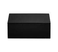 Mojoo Lux lacquered storage box 19x19x7 cm Black