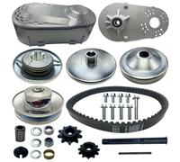 MOJTBE 212CC Torque Converter CVT 3/4" Go Kart Clutch COMET TAV2 30-75 218353A Manco 12T #35 and 10T #40 41 420 Chain Driver Pulley Replacement Set - 30 Series