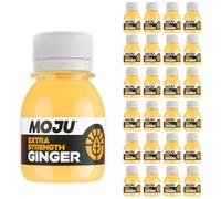 MOJU Extra Strength Ginger Shot Bottles (24 x 60ml) Immune Support, Natural Ingredients, No Added Sugars or Sweeteners, Vegan, Ginger Shots, Your Natural Daily Wake Up or Your Afternoon Pick Me Up