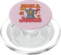 Moka and Jesus - Groovy Christian Coffee Lover PopSockets PopGrip for MagSafe