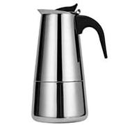 Moka Pot Espresso Maker, Stainless Steel Stovetop Coffee Maker for Induction Hob, 300ml Italian Coffee Pot