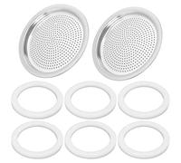 Moka Pot Replacement Gasket and Filter for 9 Cups Bialetti Moka Express