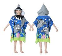 MOKANI Kids Hooded Poncho Towels Girls Beach Towel Poncho for Swimming Pool