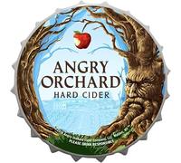 mokarier Angry Orchord Decorative Bottle Caps Metal Tin Signs Cafe Beer Bar Decoration Plat 13.8 Inches Wall Art Plaque Vintage Home Decor