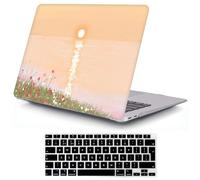 MOKASE Case Fit for MacBook Air 15 inch 2026 2025-2023 M5 M4 M3 M2 A3448 A3241 A3114 A2941 & Liquid Retina Display, Smooth Plastic Hard Shell Protective Case with Keyboard Cover, Sunrise Yellow
