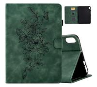 MOKASE Case for 2021 iPad Mini 6th Generation 8.3 inch Case, Suede Leather Multi-Angle Folio Stand Cover, Smart Auto Wake/Sleep with Pen Holder & Card Slots for 8.3" iPad Mini 6 2021 Release, Green