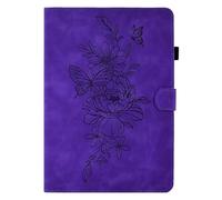 MOKASE Case for 6" Kindle Paperwhite 5/6/7/10th Generation 2012-2018 (Model: EY21 / DP75SDI / PQ94WIF), Suede Leather Protective Cover with Stand, Auto Wake/Sleep Function with Pen Holder, Purple