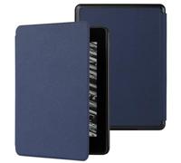 MOKASE Case for 7" Kindle Paperwhite (12th Generation, 2024) & Kindle Colorsoft Signature Edition, Slim Lightweight PU Leather Protective Cover with Auto Wake/Sleep, Darkblue