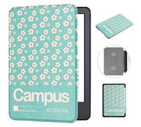 MOKASE Case for All-New Amazon 6" Kindle 11th Generation 2024/2022 Release, Slim PU Leather Magnetic Hard Cover with Hand Strap & Auto Wake/Sleep for 6" Kindle 11th 2024 E-Reader, Mint