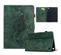 MOKASE Case for Amazon Kindle Fire HD 8 & 8 Plus (12th/10th Generation 2024/2022/2020 Release), 8" Embossed Mandala PU Leather Flip Folio Stand Cover, Auto Wake/Sleep with Card Slots, Green