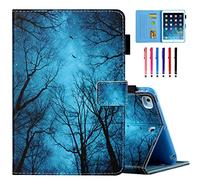 MOKASE Smart Sleep Wake Case for iPad 10.2 inch, Stand Protective Cover for iPad 9th/8th/7th Generation, Blue Forest