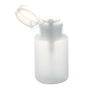 Mokassy 150ml Nail Art Makeup Polish Plastic Pump Dispenser Bottle Remover White