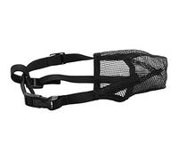 Mokassy Dog Muzzle, Soft Mesh Muzzle for Small Medium Large Dogs Labrador German Shepherd, Breathable Adjustable Muzzles S