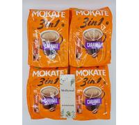 Mokate Caramel 3 in 1 Bundle With Mollymae Bookmark | 4 x 10 pack (40 sachets)