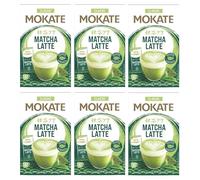 Mokate Classic Matcha Latte Instant Coffee Sachets Combined with Green Tea x6 (Pack of 6, Total 36 Sachets)