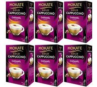 Mokate Gold Cappuccino Caramel Flavour with Skimmed Milk Powder *6x 8 sachets*