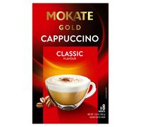 Mokate Gold Cappuccino Classic Flavour Instant Coffee Drink 8x12.5g (100g) Pack of 12
