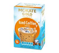 Mokate Gold Iced Coffee Drink Caramel 1 Box 8 Sachets 120g