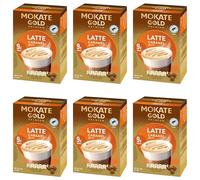 Mokate Gold Premium Caramel Latte Instant Coffee Sachets x9 (Pack of 6, Total 54 Sachets)