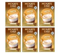 Mokate Gold Premium Classic Latte Instant Coffee Sachets x9 (Pack of 6, Total 54 Sachets)