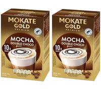 Mokate Gold Premium Mocha Double Choco Flavour Instant Coffee Drink *2x10x sachets 20 in Total