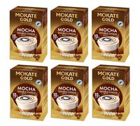 Mokate Gold Premium Mocha Double Chocolate Coffee Sachets x10 (Pack of 6, Total 60 Sachets)