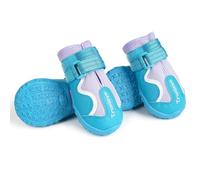 MOKCCI Truelove Dog Boots Waterproof Paw Protector Pet Shoes with Reflective Straps for Small Medium Large Dog Outdoor