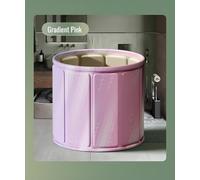 [Mokcoliy] SIGESHUO Foldable Adult & Child Bathtub, No Assembly Needed, Perfect for Camping & Home Use, Compact & Insulated