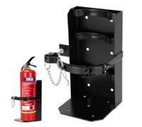 Mokemok Heavy Duty Vehicle Bracket,Fire Extinguisher Brackets&Mounts-St12 Steel Red, Fit 20lb Dry/10lb Co2 Extinguisher-for School,Garage,Vehicle,Boat,Truck Generic Replacement for 810 by amerex