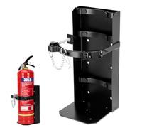 Mokemok Heavy Duty Vehicle Bracket,Fire Extinguisher Brackets&Mounts-St12 Steel Red, Fit 30lb Dry/10lb Co2 Extinguisher-for School,Garage,Vehicle,Boat,Truck Generic Replacement for by amerex