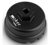 Moker Aluminum 64mm 14 Flute Oil Filter Wrench for Toyota Corolla/Prius, Fits 1.8L Engines