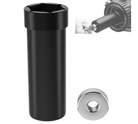 Moker Mainshaft Sprocket/Pulley Locknut Socket, Compatible for Harley Davidson Twin Cam & Big Twin Main Shaft Lock Nut 1-7/8-Inch Socket, Inner Collar Keeps Wrench On Nut for Safer Work