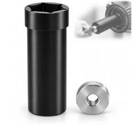 Moker Mainshaft Sprocket/Pulley Locknut Socket, Compatible for Harley Davidson Twin Cam & Big Twin Main Shaft Lock Nut 1-7/8-Inch Socket, Inner Collar Keeps Wrench On Nut for Safer Work