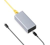 MokerLink Gigabit PoE to Type-C Converter, Output USB C 5V/3A or 9V/2.22A, Max 22W, IEEE802.3af/at 100/1000Mbps PoE Input, PD Charging Function and Network for Tablets/Smartphones/Laptops