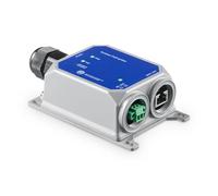 MokerLink IP67 2.5 Gigabit PoE Splitter for Outdoor, 10/100/1000/2500Mbps, IEEE 802.3 AF/at/BT PoE in, DC12V 5A out, MAX 65W, Wandmontage Metall Wasserdicht