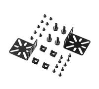 MokerLink Rack Mount Kit for 17.3 inch Wide Switches, Adjustable Hole Distance, Universal Kit, Compatible for Most Cisco, NETGEAR, Dell, D-Link, Linksys, HP, TRENDnet, Buffalo Tech Products