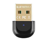 Mokeum Bluetooth 5.1 USB Adapter, Car Dongle, Transmitter Receiver, Win 7/8/8.1/10, Black