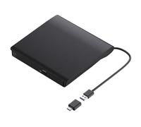 Mokeum External CD DVD Drive, Portable USB 3.0 and Type-C CD/DVD RW Drive Player Rewriter Burner Compatible with Laptop Desktop PC Computer for Windows 7/8/10/11 Mac MacBook Pro/A-ir