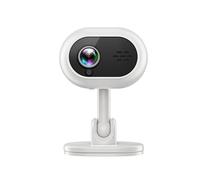 Mokeum indoor plug-in intelligent security camera, WiFi intelligent camera, baby monitor, 1080p high-definition day and night video, motion detection, bidirectional audio, easy to set up