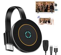 Mokeum Wireless Display Dongle, 4K2.4G HDMI Screen Mirroring Display Dongle WifiHDMI Adapter Connector，HDMI Screen Mirroring for PC/Tablet/Phone to HD Display TV Projector