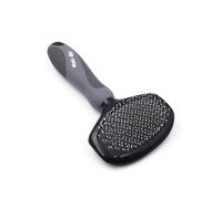 Moki Bear Soft Brush Dog Brush Poodle with Protective Nubs for Particularly Sensitive Animals I Ideal for Non-Hairy Dogs I Small