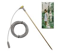 MOKIKUBA Grounding Rod with 40ft Wire, Connects Your Body to The Earth, Great to Use with Earthing Sheet, Grounding Mat, Pillowcase, Pad (Copper)