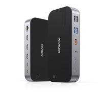MOKiN 16 in 1 Laptop USB C Docking Station Dual Monitor 3 HDMI | with USB A/C 3.1, USB 3.0/2.0, 100W PD, Ethernet, Audio and Microphone, SD and MicroSD for Lenovo MacBook
