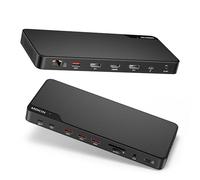 MOKiN Thunderbolt 4 Dock - 16 Ports, Laptop Docking Station Dual Monitor for MacBook, Docking Station 3 Monitors for Windows with 150W DC Power,TB4 Cable,2.5 Gigabit Ethernet（Thunderbolt™ Certified）