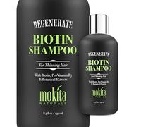 Mokita Naturals Hair Thickening Shampoo & Biotin Shampoo for Hair Volumizing Shampoo for Thinning Hair and Fine Hair, Regrowth Thickening Products for Men Women 8.5 oz