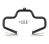 MoKitDora 1.5" Softail Engine Guard Mustache Highway Crash Bar for 2000-2017 Harley FL Heritage Classic Deluxe Fat Boy Models, Gloss Black