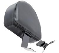 MoKitDora Backrest Driver Rider Back Rest Passenger PU Pad for Harley Heritage Softail Fatboy 2007-2017