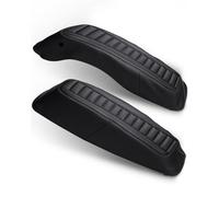 MoKitDora Touring Saddlebag Lid Bra Covers for 2014-2021 Harley Road King Road Glide Electra Glide Street Glide, Stripes Black